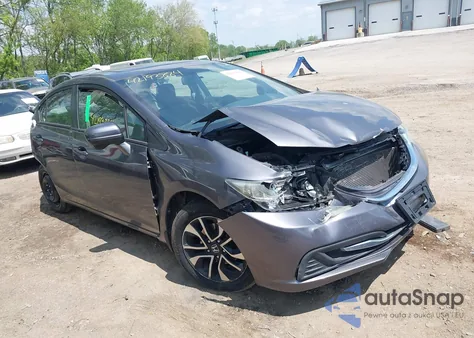 2015 Honda Civic Ex z USA, uszkodzony, nr VIN 2HGFB2F81FH507198